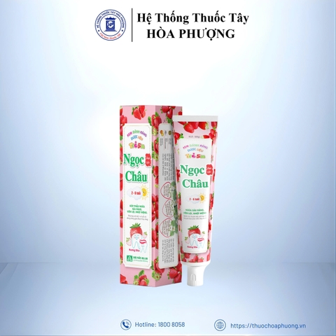 KEM ĐÁNH RĂNG TRẺ EM NGỌC CHÂU HƯƠNG DÂU