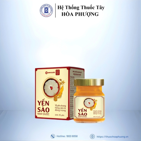 Yến Sào Nam Dược – Tổ yến chưng hồng sâm, đông trùng