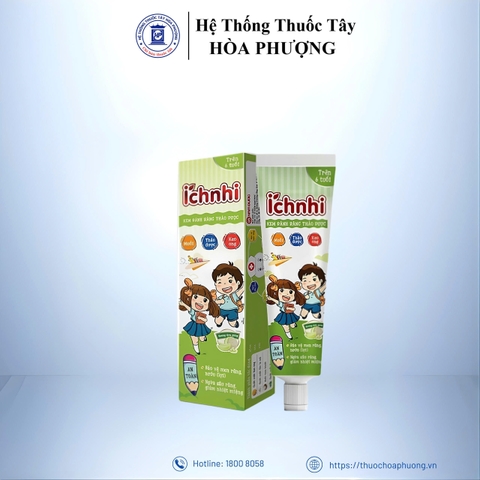 KEM ĐÁNH RĂNG TRẺ EM ÍCH NHI HƯƠNG DƯA GANG TRÊN 6 TUỔI