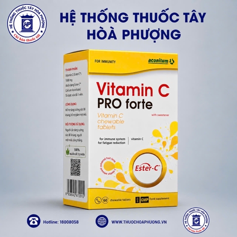 Vitamin C pro forte hộp 5 vỉ x 6 viên