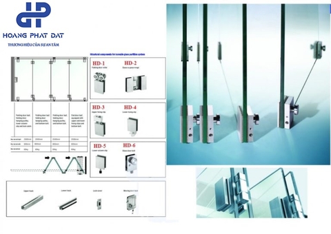 Cửa kính xếp trượt Mẫu 2