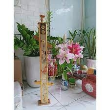 Trụ Kính Hợp Kim Nhôm Hoa Sen Vàng