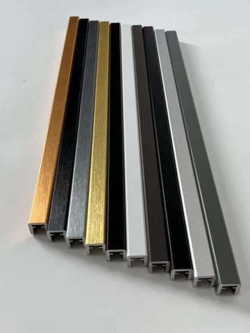 Thanh nhôm 3D Cầu thang Lan can vuông 20x20