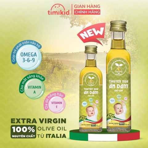Dầu Oliu Nguyên Chất Cho Bé Ăn Dặm Thương Hiệu Thuyền Xưa - Chai 65ml