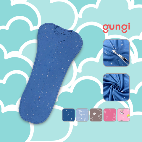 Túi ngủ Gungi co giãn 4 chiều cho bé (mẫu mới) - Timikid Store