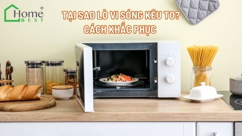 TẠI SAO LÒ VI SÓNG KÊU TO? CÁCH KHẮC PHỤC