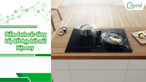 Điểm danh các dòng bếp kết hợp hút mùi hiện nay