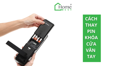 Bạn đang sử dụng khóa cửa vân tay nhưng lại gặp tình trạng khóa đột ngột hết pin, không biết phải thay bằng cách nào cho đúng?