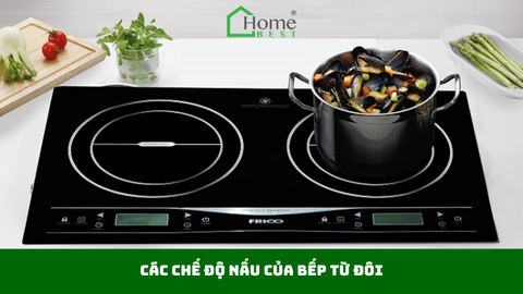 Tổng hợp các chế độ nấu của bếp từ đôi