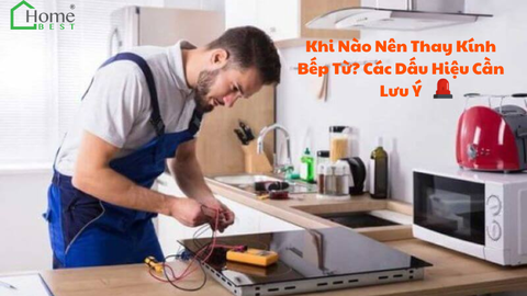 Khi Nào Nên Thay Kính Bếp Từ? Các Dấu Hiệu Cần Lưu Ý