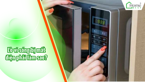 Lò vi sóng bị mất điện phải làm sao? 