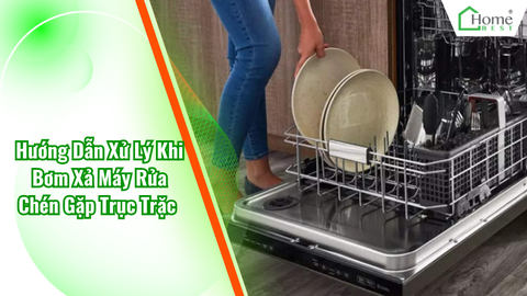 Hướng Dẫn Xử Lý Khi Bơm Xả Máy Rửa Chén Gặp Trục Trặc