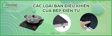 CÁC LOẠI BẢNG ĐIỀU KHIỂN BẾP ĐIỆN TỪ