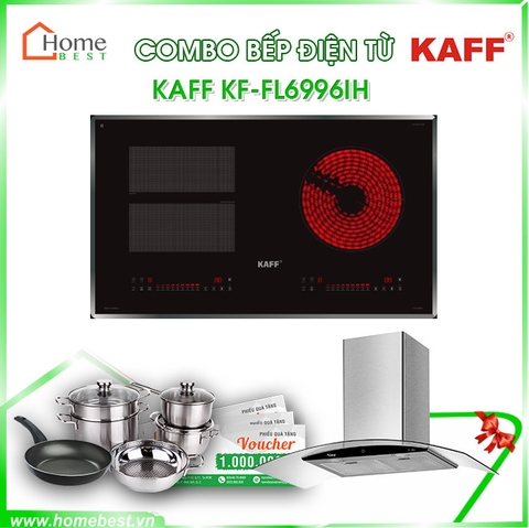 (Combo) Bếp từ kết hợp hồng ngoại Kaff KF-FL6996IH (New 2025)