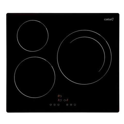 Bếp từ 3 vùng nấu Cata IB 6303 BK