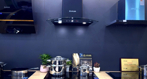 Máy hút khói, hút mùi kính cong Spelier SP - 654MC (điều khiển cảm ứng vẫy tay)