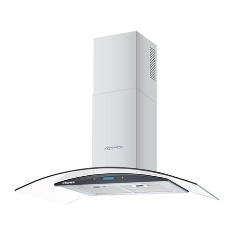 Máy hút khói, hút mùi kính cong Kocher K - 228S (90cm)