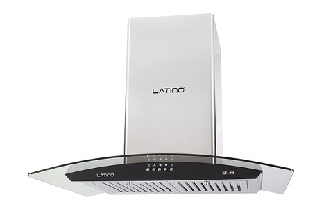 Máy hút khói, hút mùi kính cong Latino LT - 970