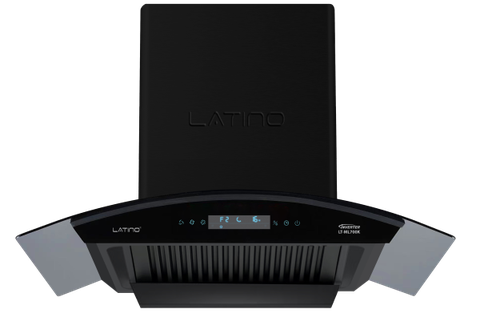 Máy hút khói, hút mùi kính cong Latino LT-ML700K (điều khiển cảm biến vẫy tay)