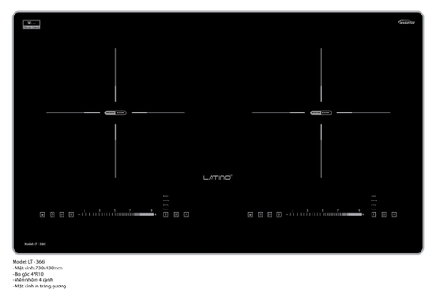 Bếp từ đôi Latino LT - 366I