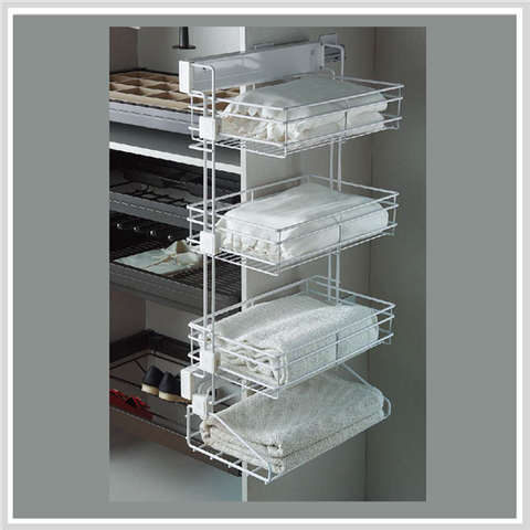 Kệ khăn 4 tầng giảm chấn HIGOLD 4515L/ 4515R