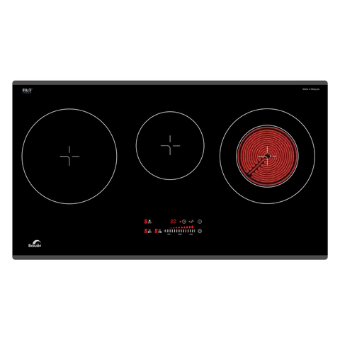 Bếp từ kết hợp hồng ngoại 3 vùng nấu Bauer BE 33SE