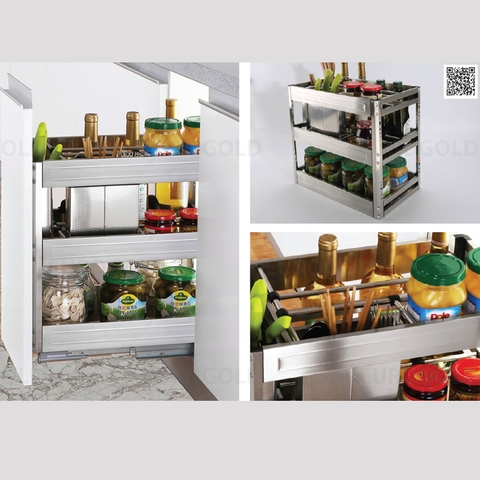 Giá dao thớt chai lọ hộp Eurogold EU1040