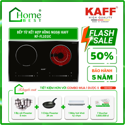 (Combo 2) Bếp điện từ KAFF KF-073IC