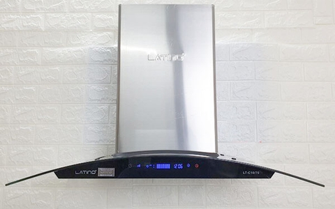 Máy hút khói, hút mùi  kính cong Latino LT-C10/70