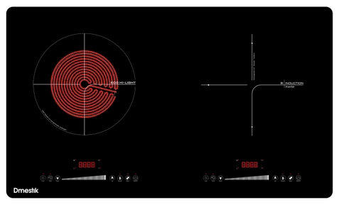 Bếp từ kết hợp hồng ngoại Dmestik ML202 DKT