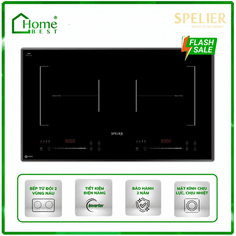 Bếp từ đôi Spelier SPM T99K PLUS