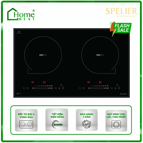 Bếp từ đôi Spelier STL 520 S