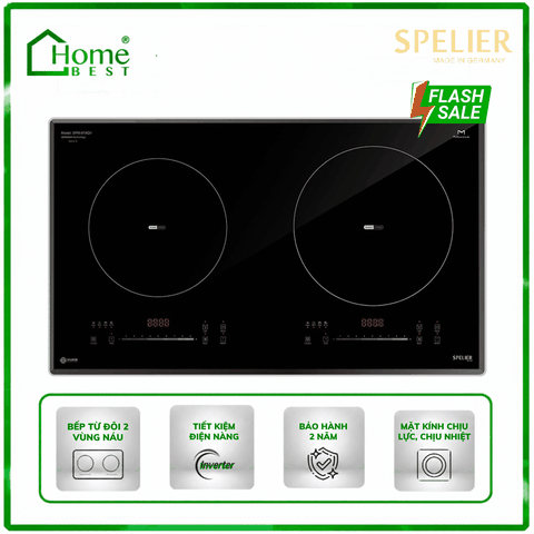 Bếp từ đôi Spelier SPM 919QV