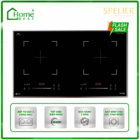 Bếp từ đôi Spelier SPM T170K PLUS