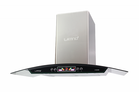 Máy hút khói, hút mùi kính cong Latino LT - C03/90