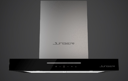 Máy hút khói, hút mùi kính ngang Junger - HRJ-701 ( BẠC )