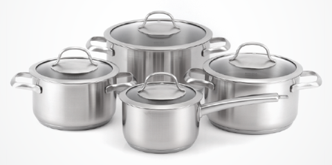 Bộ nồi inox 8 món Malloca SA-4002