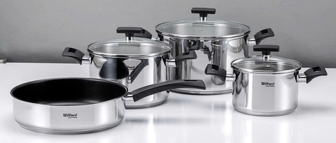 Bộ nồi inox 4 món Chefs Wilford WF4430