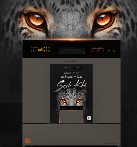 Máy rửa chén Junger LEOPARD DWJ-133 - MS ( 13 Bộ )
