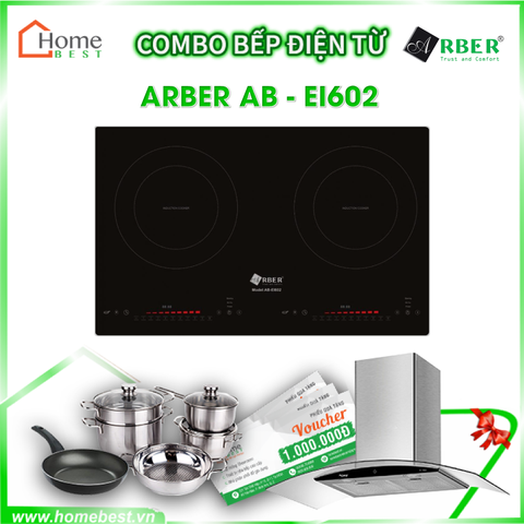 (Combo) Bếp từ đôi Arber AB-EI602