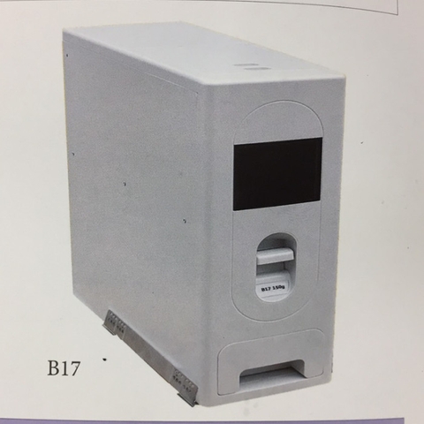 Thùng gạo âm tủ, ray âm giảm chấn Eurogold B17