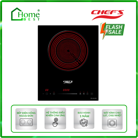 Bếp điện hồng ngoại đơn Chefs EH-HL22A