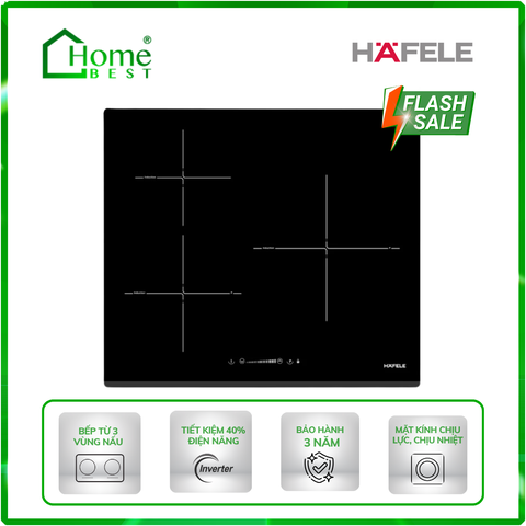 Bếp từ 3 vùng nấu Hafele HC-I603D