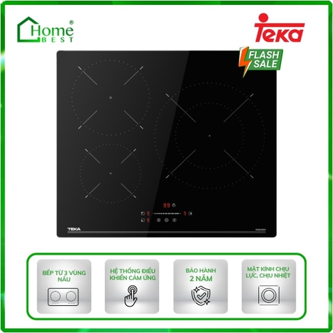Bếp từ 3 vùng nấu Teka IBC 63110 SSM BK