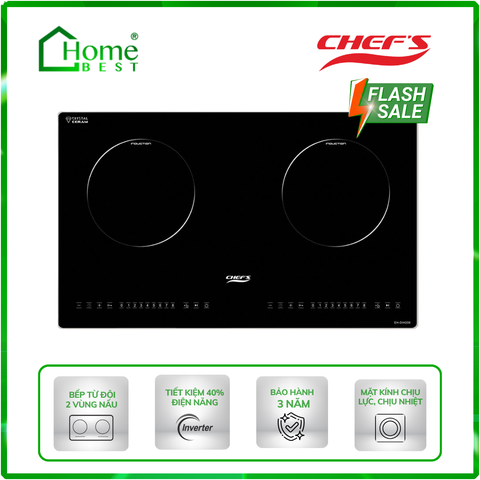 Bếp từ đôi Chefs EH-DIH206