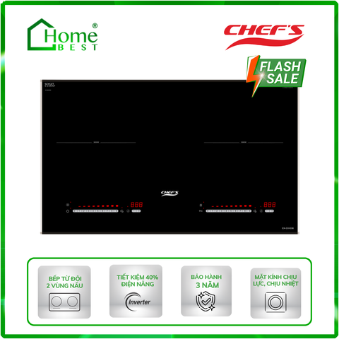 Bếp từ đôi Chefs EH-DIH336