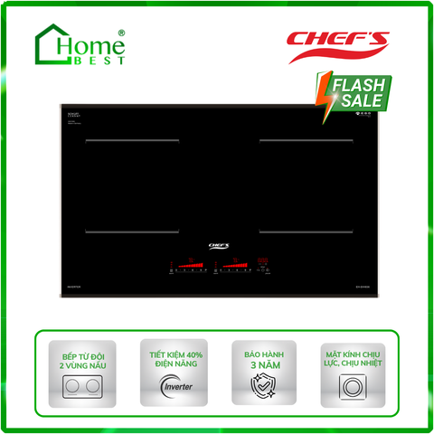 Bếp từ đôi Chefs EH-DIH836
