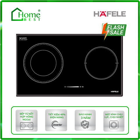 Bếp từ kết hợp hồng ngoại Hafele HC-M772B