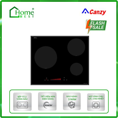 Bếp từ 3 vùng nấu Canzy CZ-MIX834