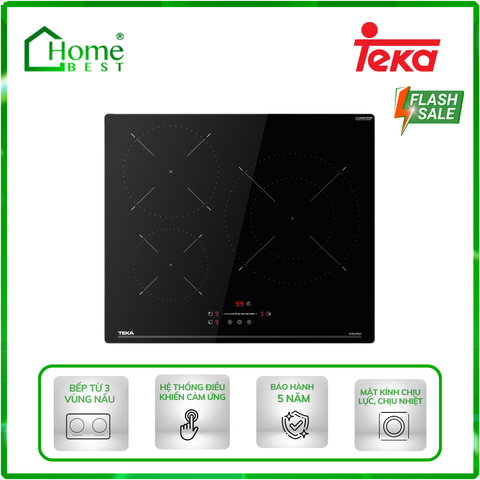 Bếp từ 3 vùng nấu Teka IBC 63110 SSM BK